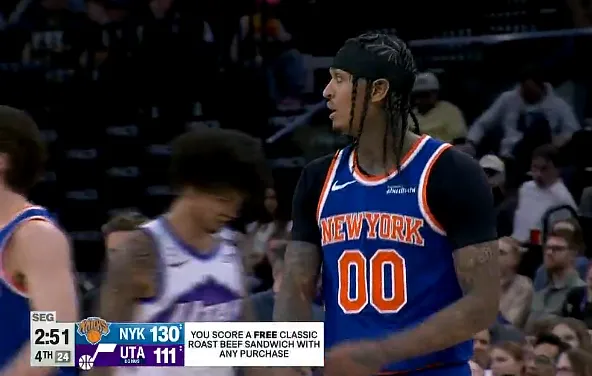 GGpoker-克拉克森末节5中5砍下13分，尼克斯末节轰出34-17逆转爵士